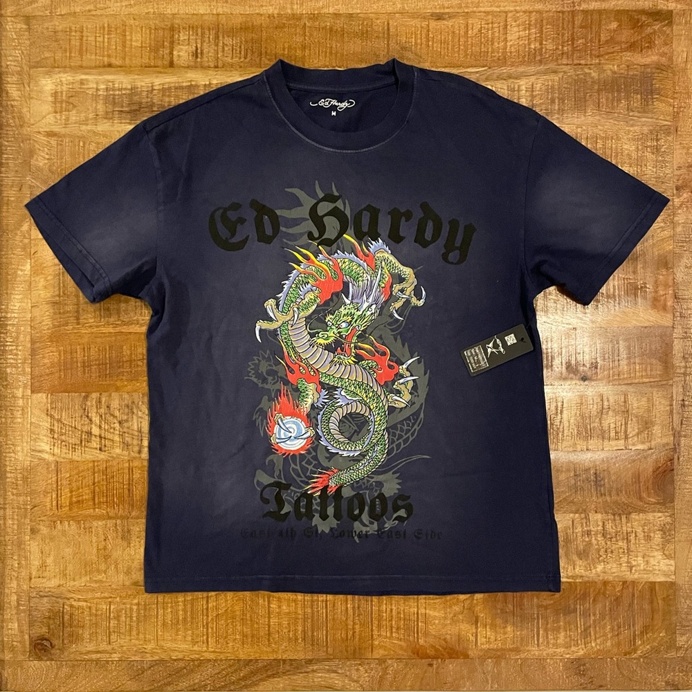 NWT Ed Hardy Dragon Tattoos T-Shirt